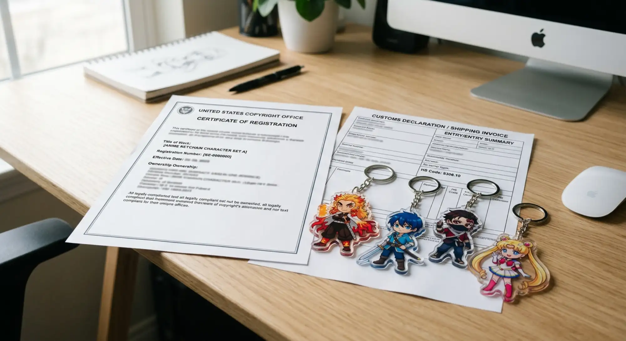 Making Anime Keychains Copyright: Avoid Legal Mistakes Fast