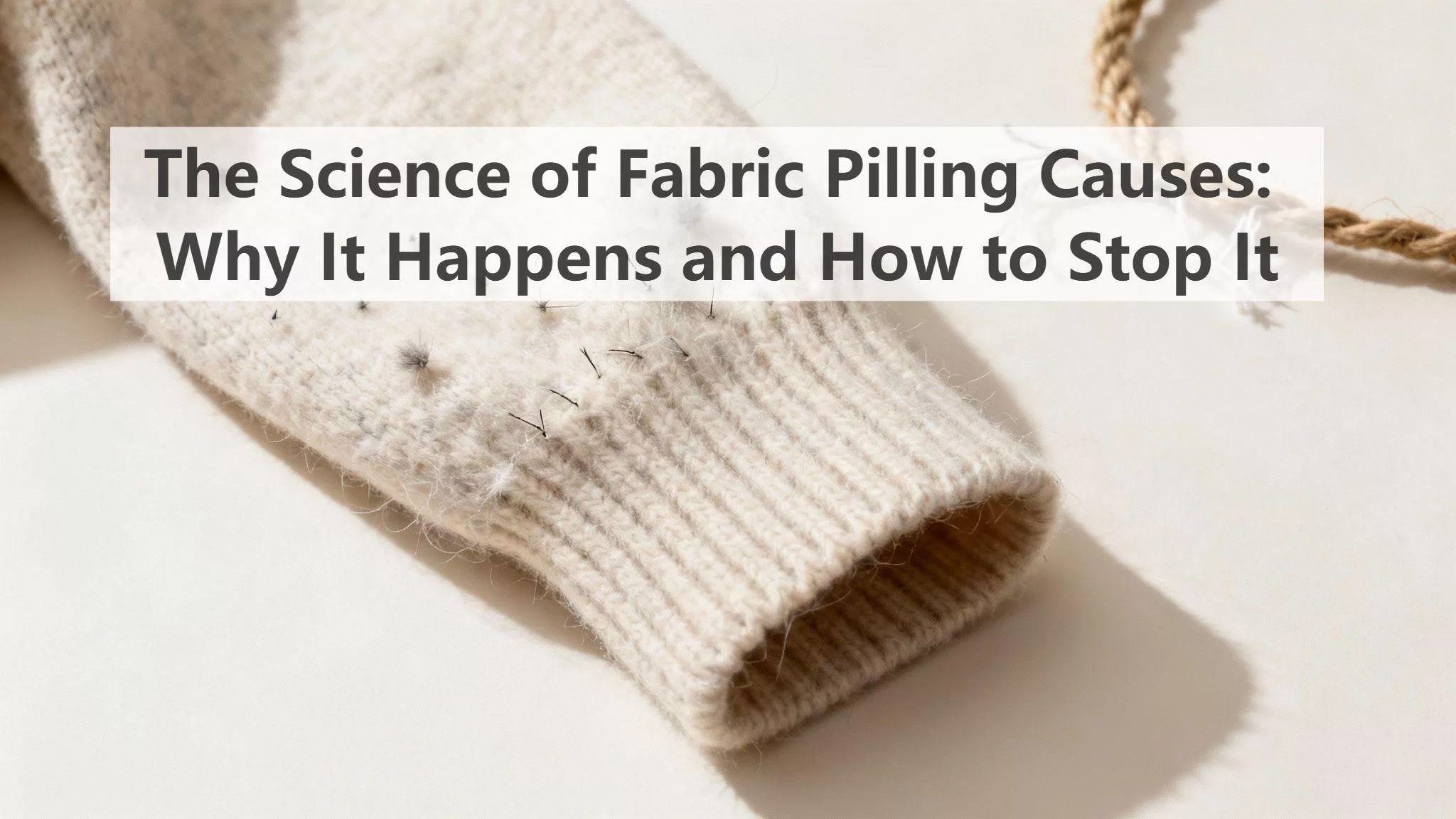The Science of Fabric Pilling Causes: Why It Happens and How to Stop It