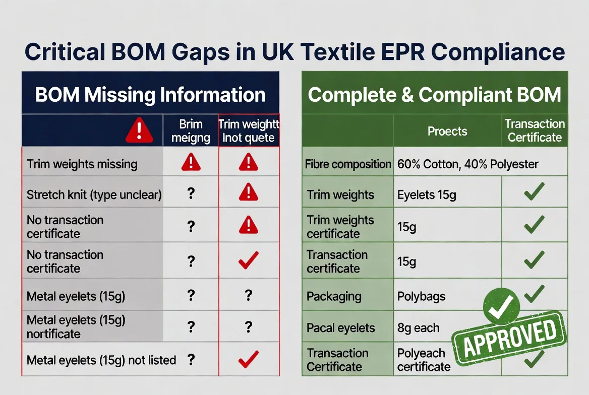 Three Major UK Textile EPR Compliance Traps