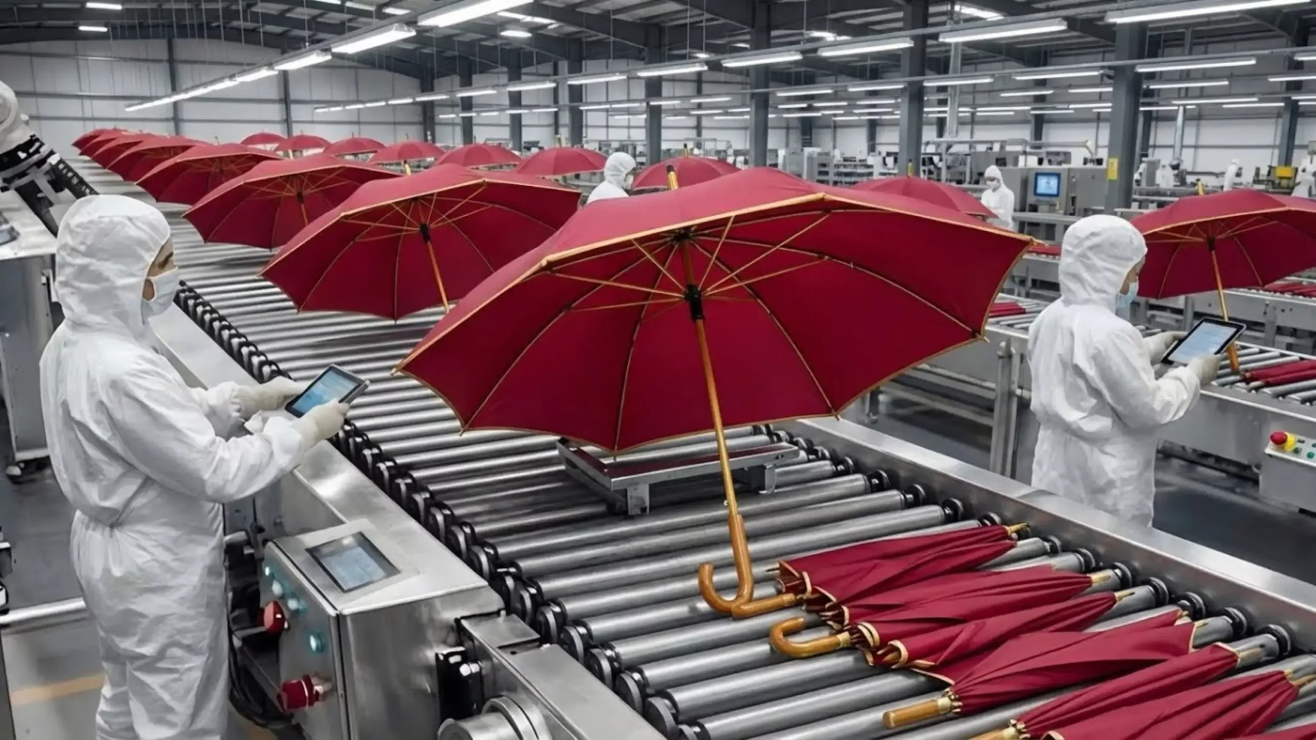 Umbrella Manufacturing Process: Factory Floor Real Breakdown