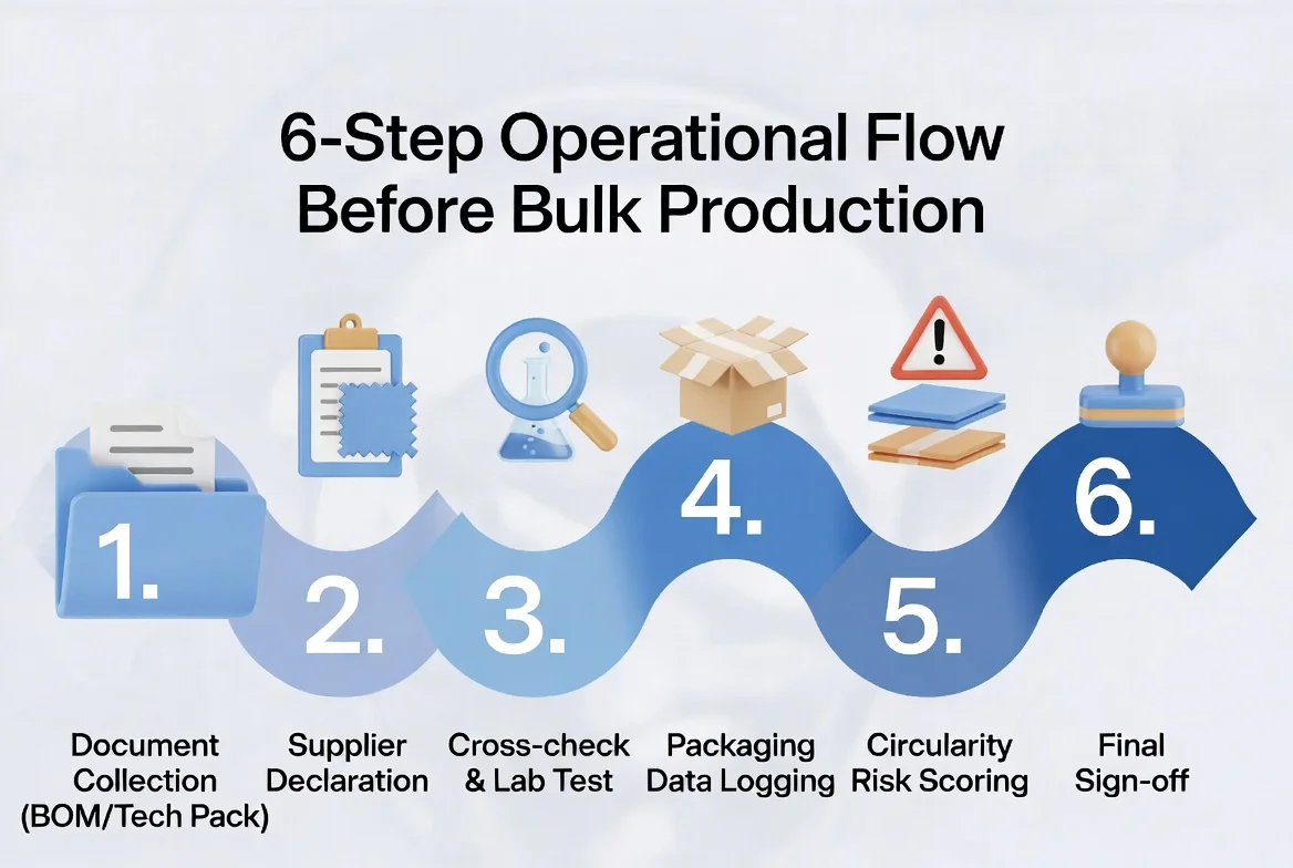 Workflow for Material Composition Documentation