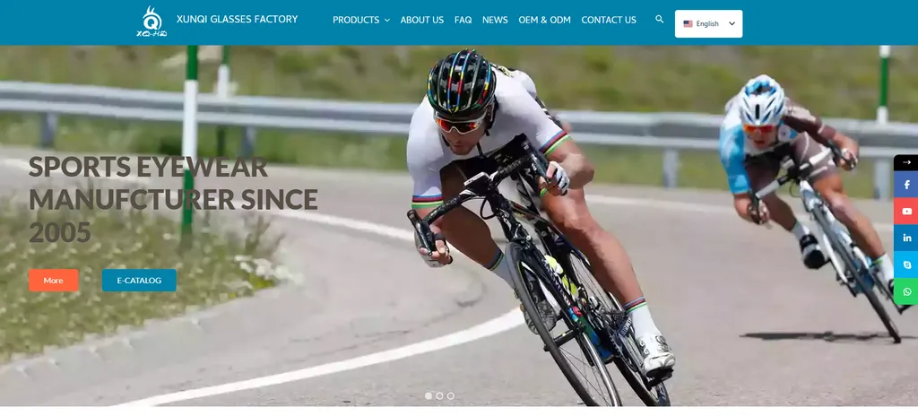 Xunqi Sunglasses — China sport sunglasses manufacturer