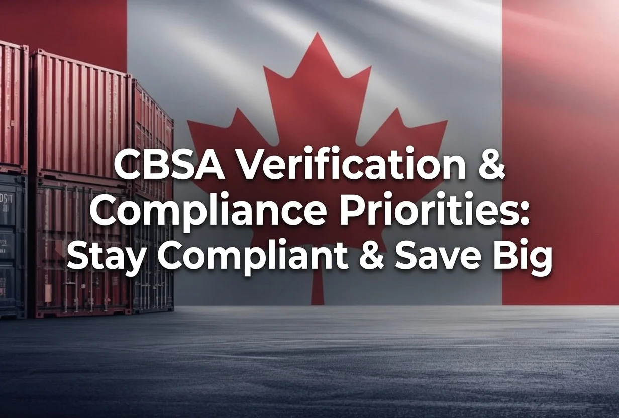 CBSA Verification & Compliance Priorities: Stay Compliant & Save Big