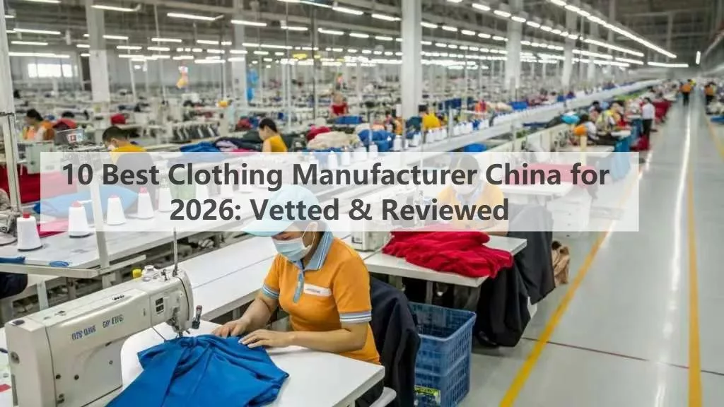 10 Best Clothing Manufacturer China for 2026: Vetted & Reviewed