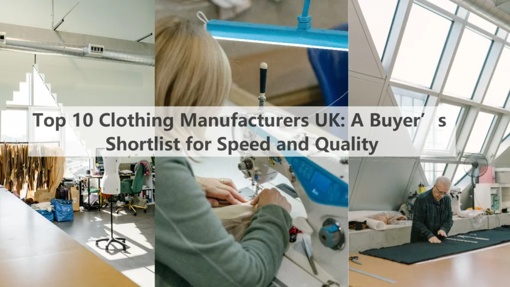 Top 10 Clothing Manufacturers UK: A Buyer’s Shortlist for Speed and Quality