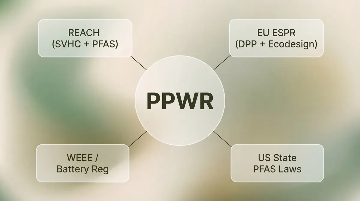 PPWR pre shipment checklist for promotional packaging
