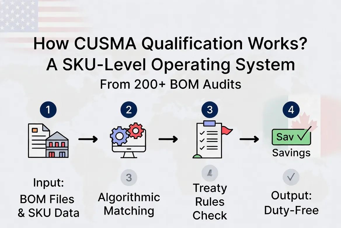 How CUSMA Qualification Works flowchart