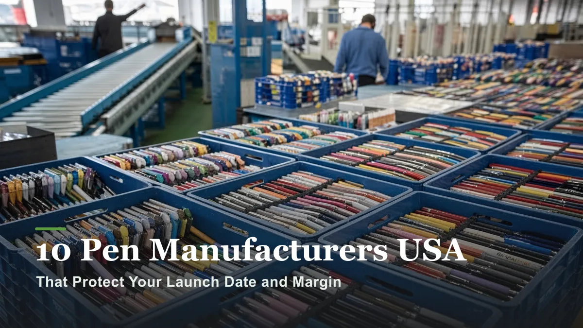 10 Pen Manufacturers USA That Protect Your Launch Date and Margin