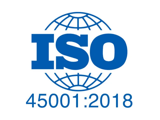 ISO 45001 certification logo