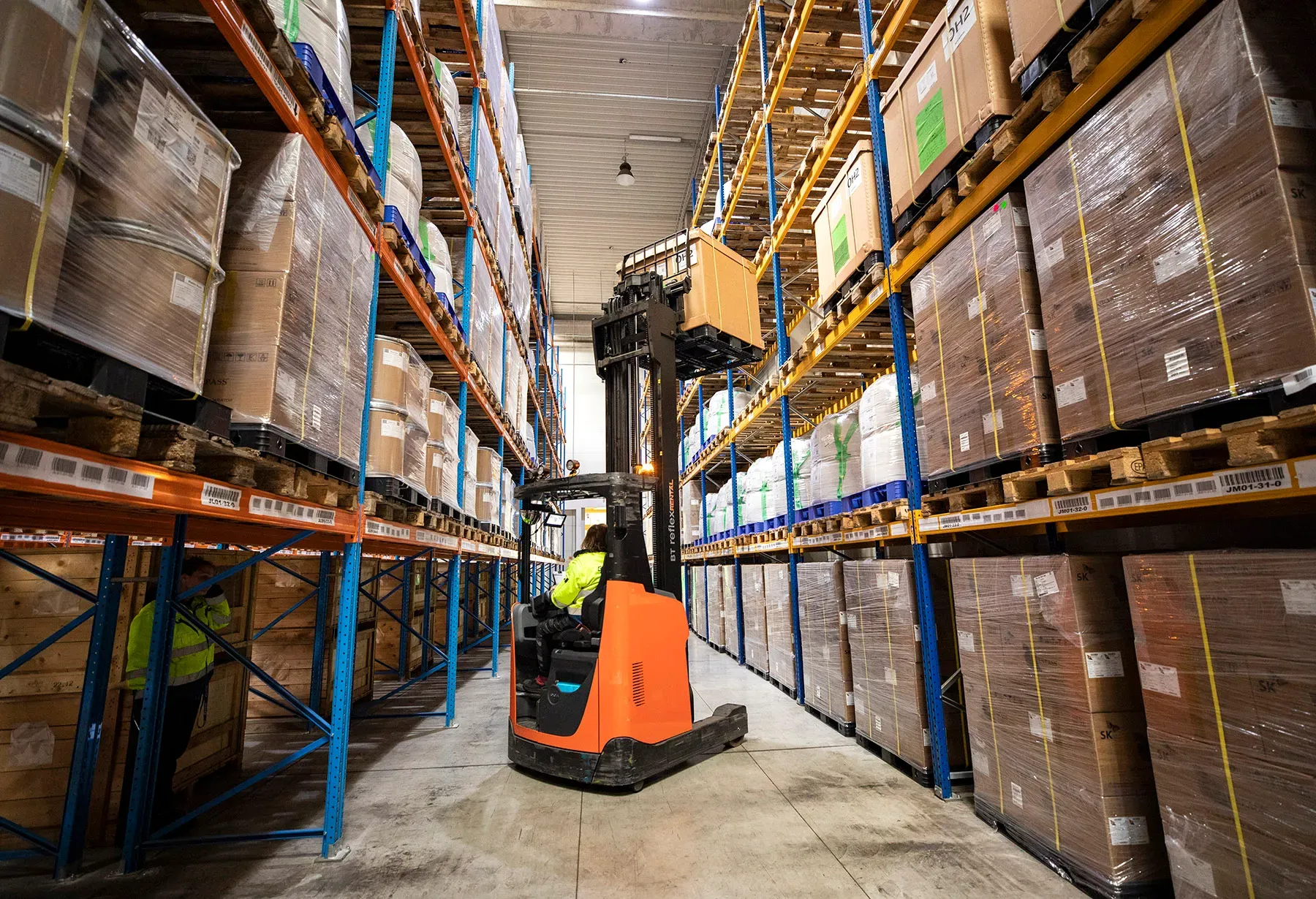 Consolidation, logistics, and reporting handoff for sustainable promotional bags