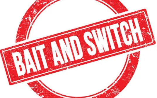 MOQ bait-and-switch