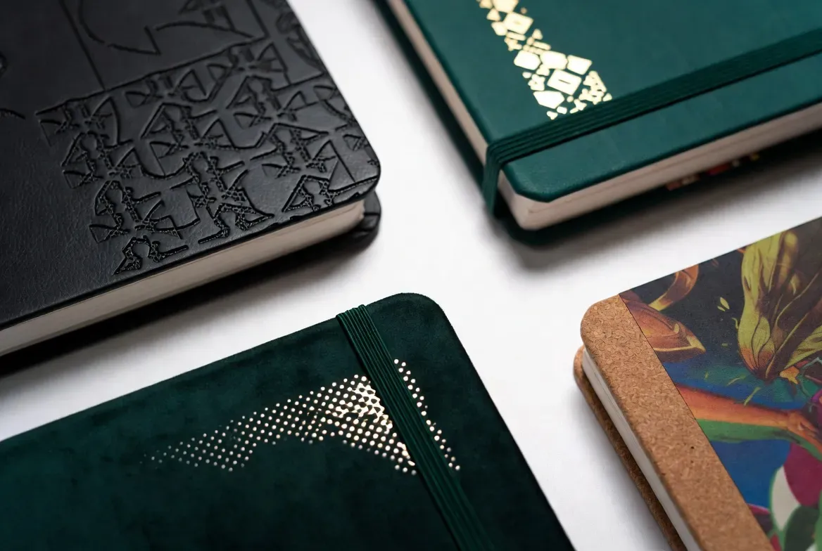Finish — the logo sets the tone