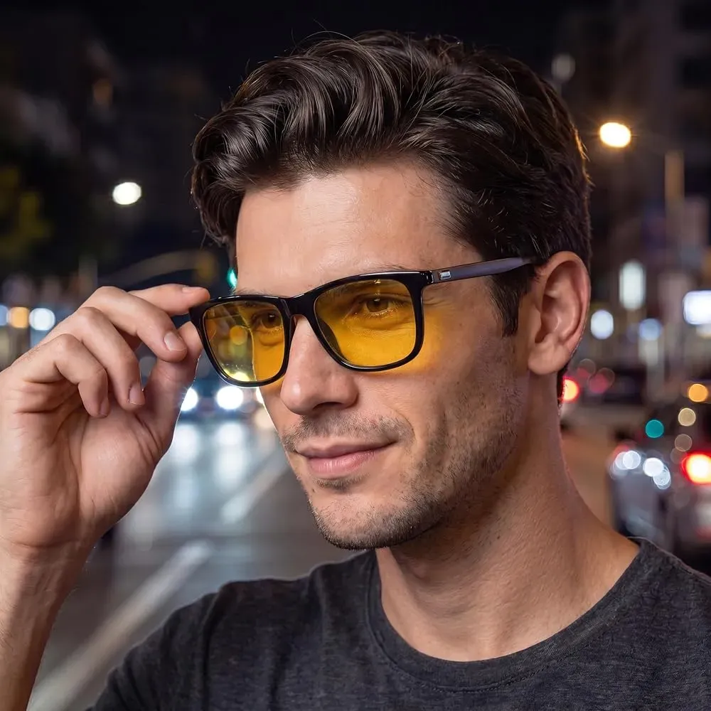 Low-Light Yellow Tint Sunglasses